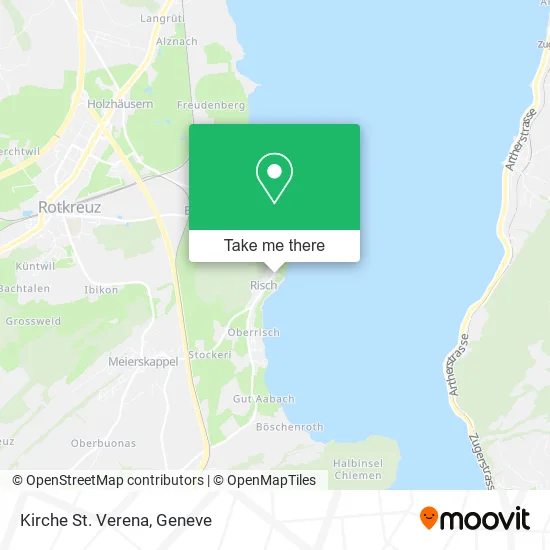 Kirche St. Verena map