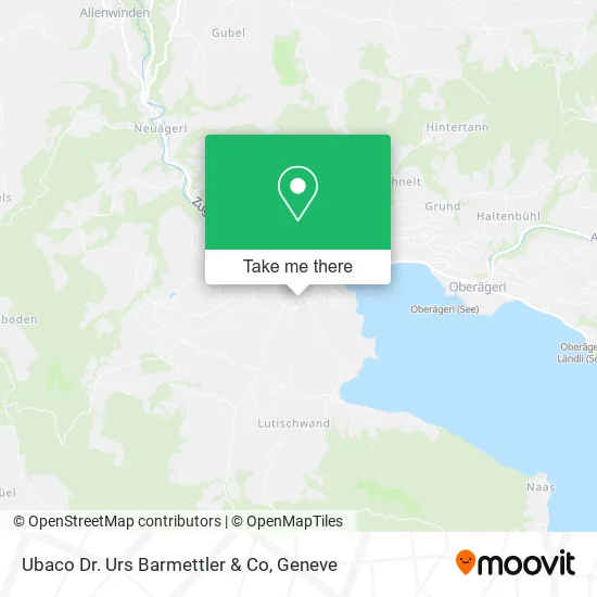 Ubaco Dr. Urs Barmettler & Co map