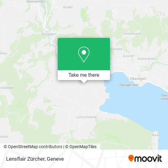 Lensflair Zürcher map