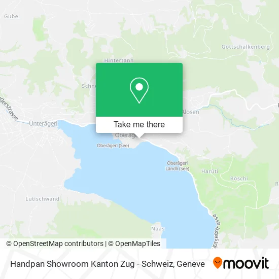 Handpan Showroom Kanton Zug - Schweiz map