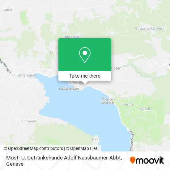 Most- U. Getränkehande Adolf Nussbaumer-Abbt map