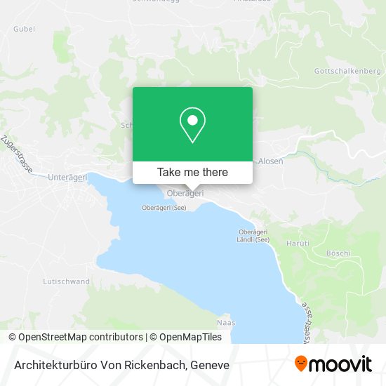 Architekturbüro Von Rickenbach map