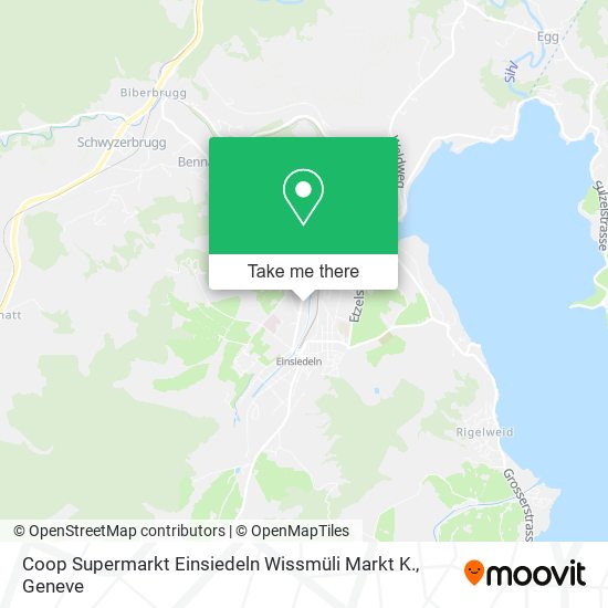 Coop Supermarkt Einsiedeln Wissmüli Markt K. map