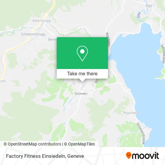 Factory Fitness Einsiedeln map