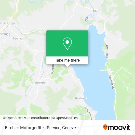 Birchler Motorgeräte - Service map