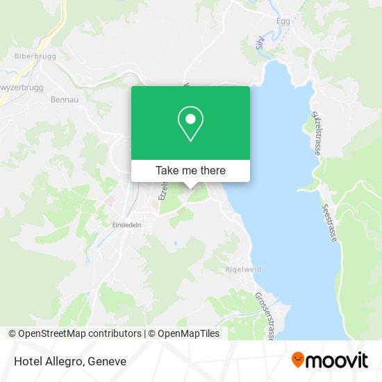 Hotel Allegro map