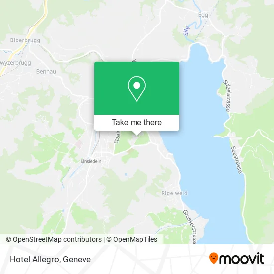 Hotel Allegro map