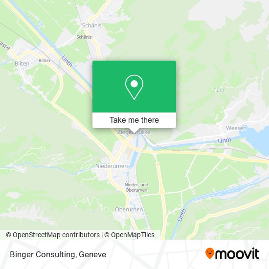 Binger Consulting map