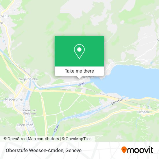 Oberstufe Weesen-Amden map