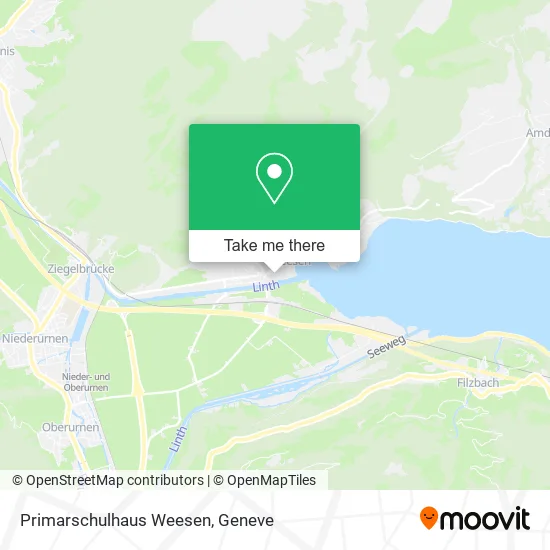 Primarschulhaus Weesen map