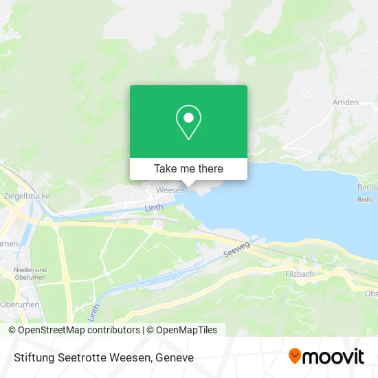 Stiftung Seetrotte Weesen map