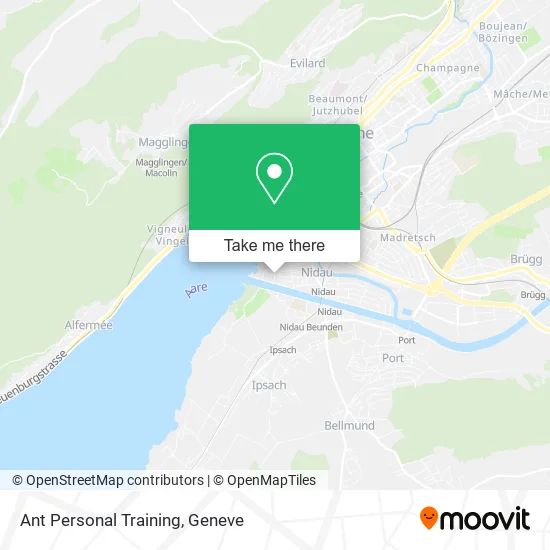 Ant Personal Training map