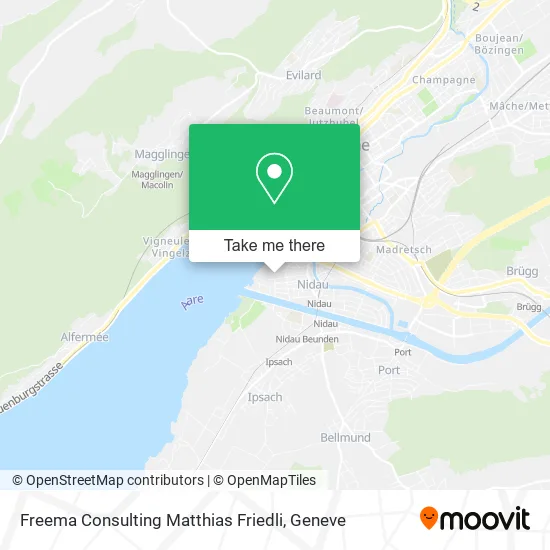 Freema Consulting Matthias Friedli map
