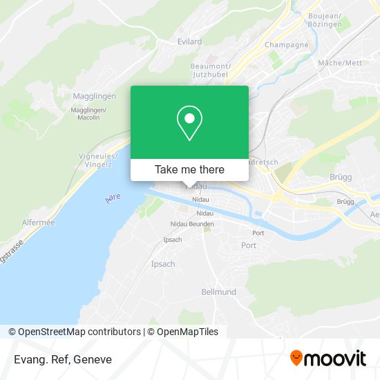 Evang. Ref map