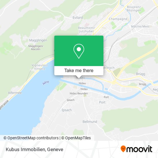 Kubus Immobilien map