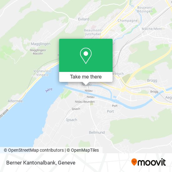 Berner Kantonalbank map