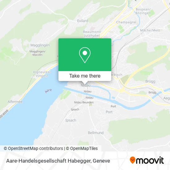 Aare-Handelsgesellschaft Habegger map