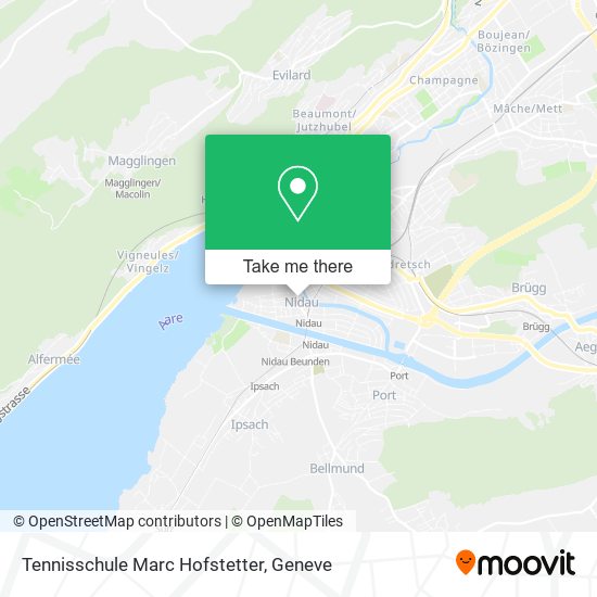 Tennisschule Marc Hofstetter map