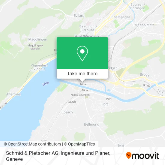 Schmid & Pletscher AG, Ingenieure und Planer map