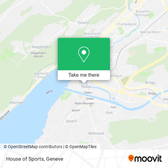 House of Sports map