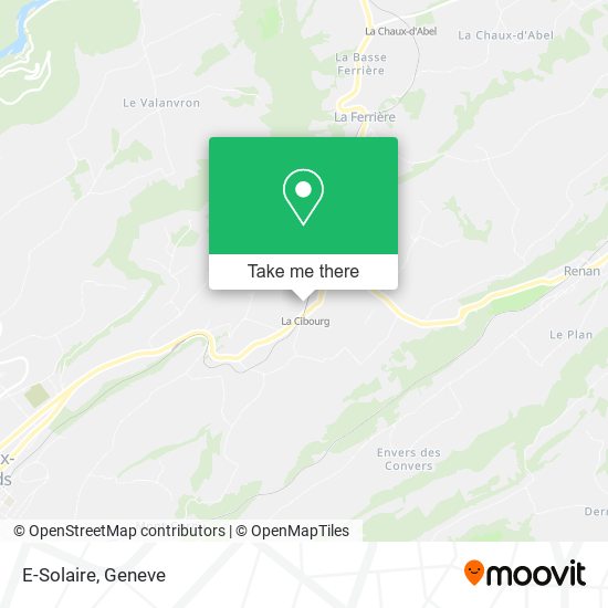 E-Solaire map