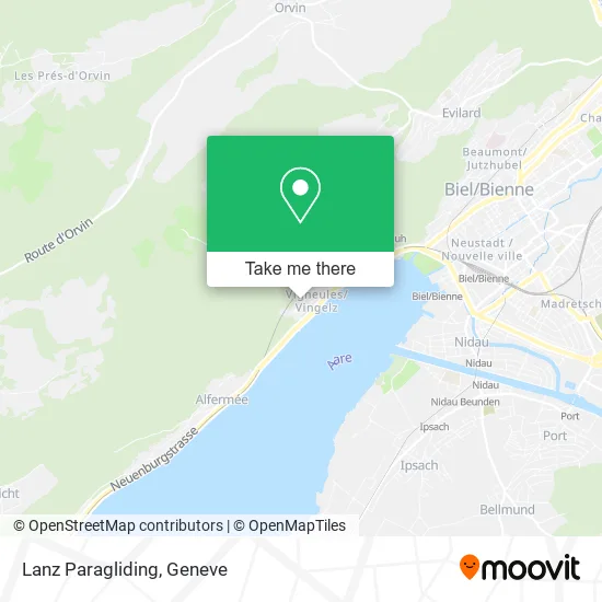 Lanz Paragliding map