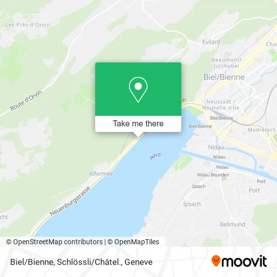 Biel/Bienne, Schlössli/Châtel. map