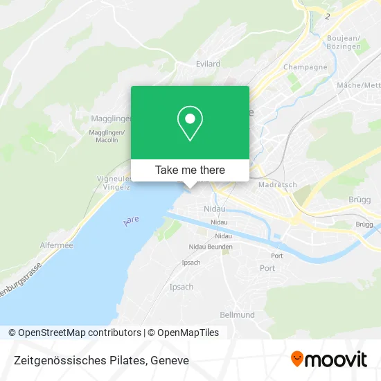 Zeitgenössisches Pilates map