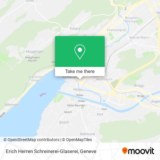 Erich Herren Schreinerei-Glaserei map