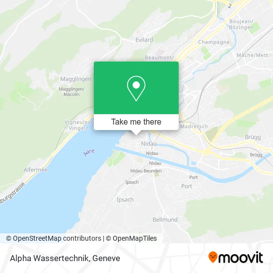 Alpha Wassertechnik map