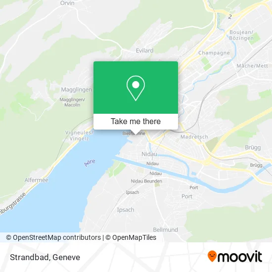 Strandbad map