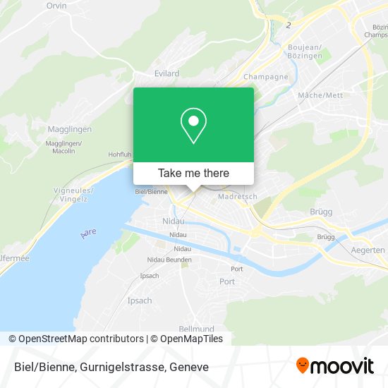 Biel/Bienne, Gurnigelstrasse map