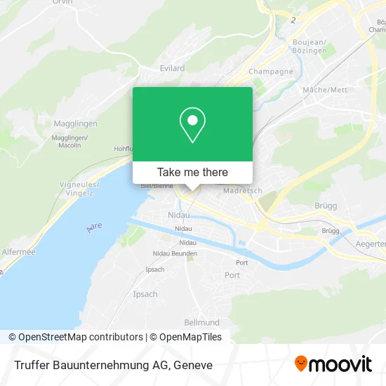 Truffer Bauunternehmung AG map
