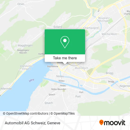 Automobil AG Schweiz map