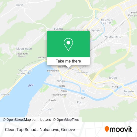 Clean Top Senada Nuhanovic map