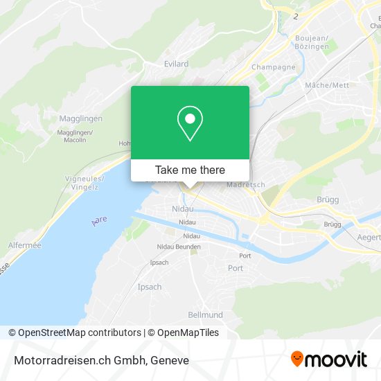 Motorradreisen.ch Gmbh map