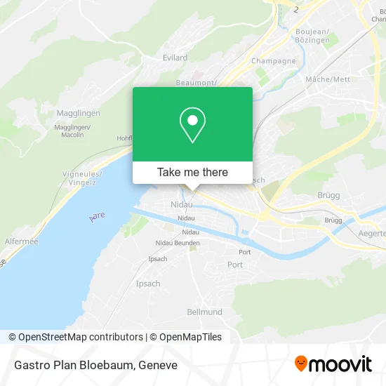 Gastro Plan Bloebaum map