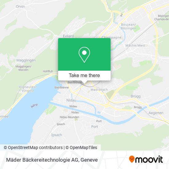 Mäder Bäckereitechnologie AG map