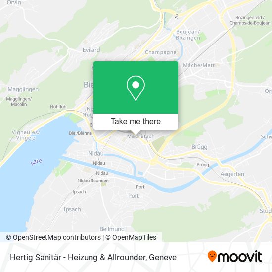 Hertig Sanitär - Heizung & Allrounder map