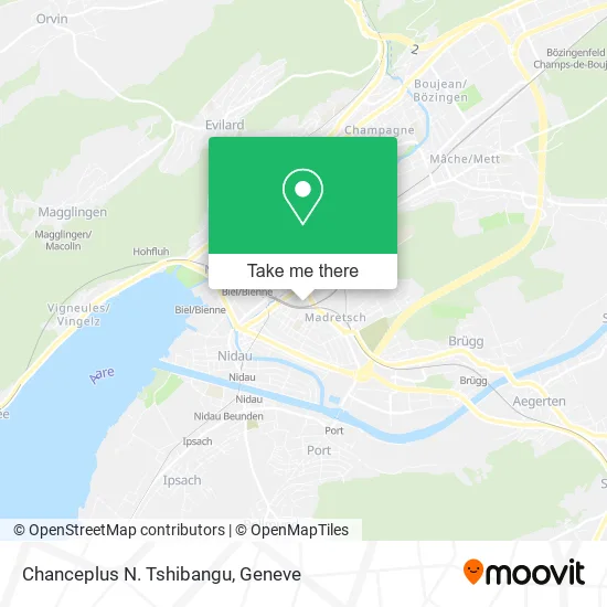 Chanceplus N. Tshibangu map