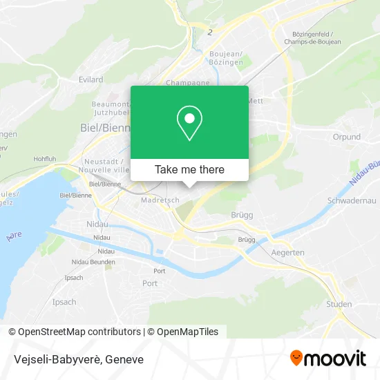 Vejseli-Babyverè map