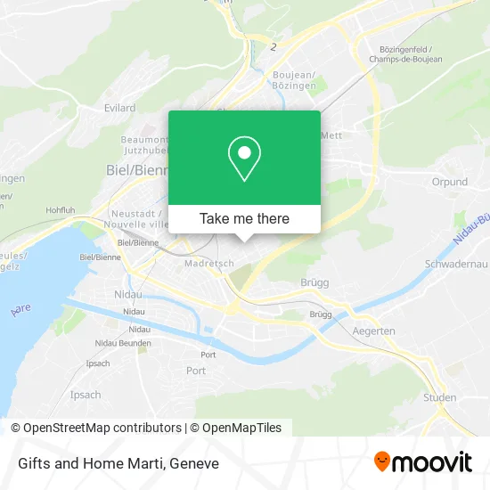 Gifts and Home Marti map
