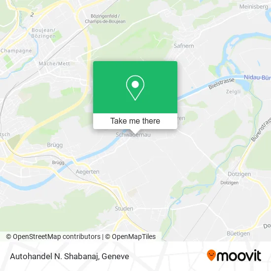 Autohandel N. Shabanaj map