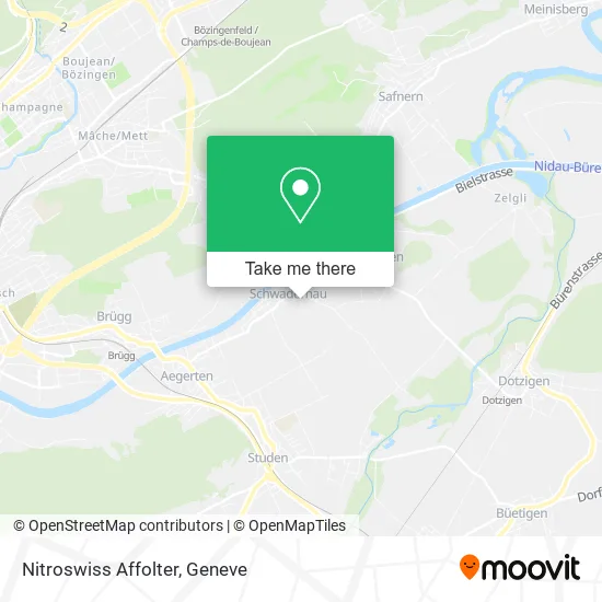 Nitroswiss Affolter map