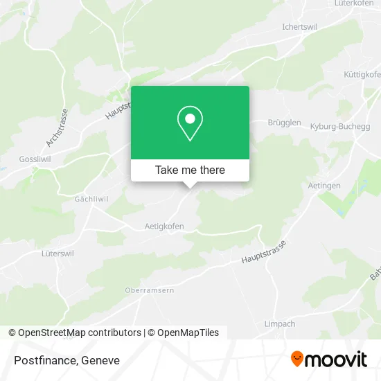 Postfinance map