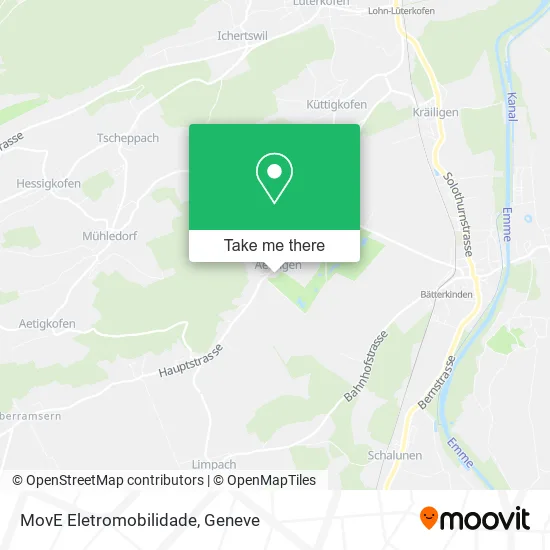 MovE Eletromobilidade map