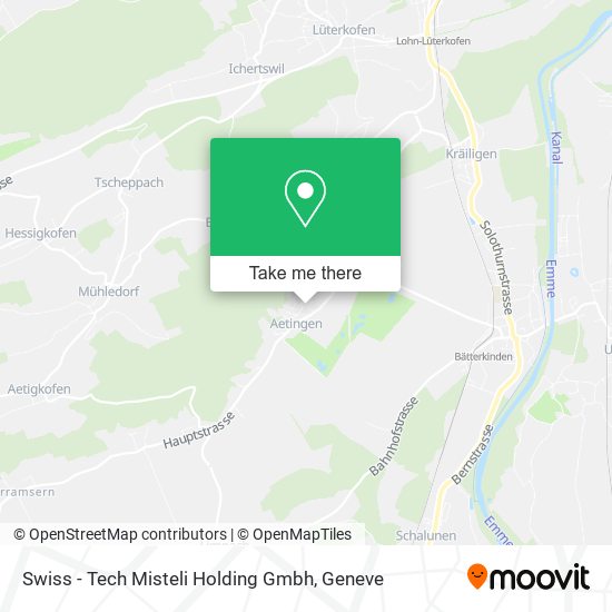 Swiss - Tech Misteli Holding Gmbh map