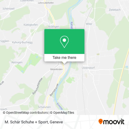 M. Schär Schuhe + Sport map