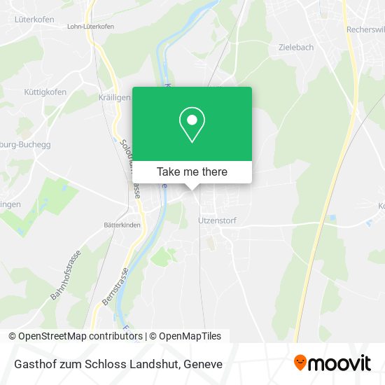 Gasthof zum Schloss Landshut map
