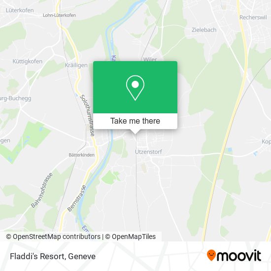 Fladdi's Resort map